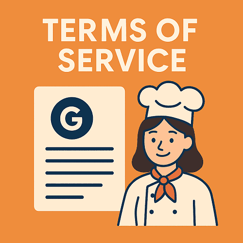 Vector digital illustration representing terms of service agreement, symbolizing legal and service conditions on a website.