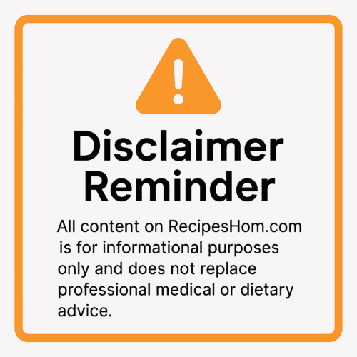 A digital graphic reminding users to read the website's disclaimer, featuring a warning icon and professional design elements in a clean, modern layout.