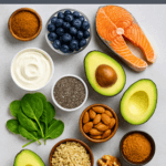Top 10 superfoods for diabetes with a focus on nutrient-dense foods like chia seeds, cinnamon, and berries to manage blood sugar and improve health.